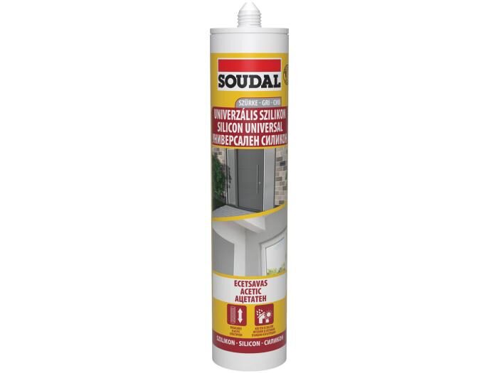 Univerzális szilikon transparens Soudal _280 ml